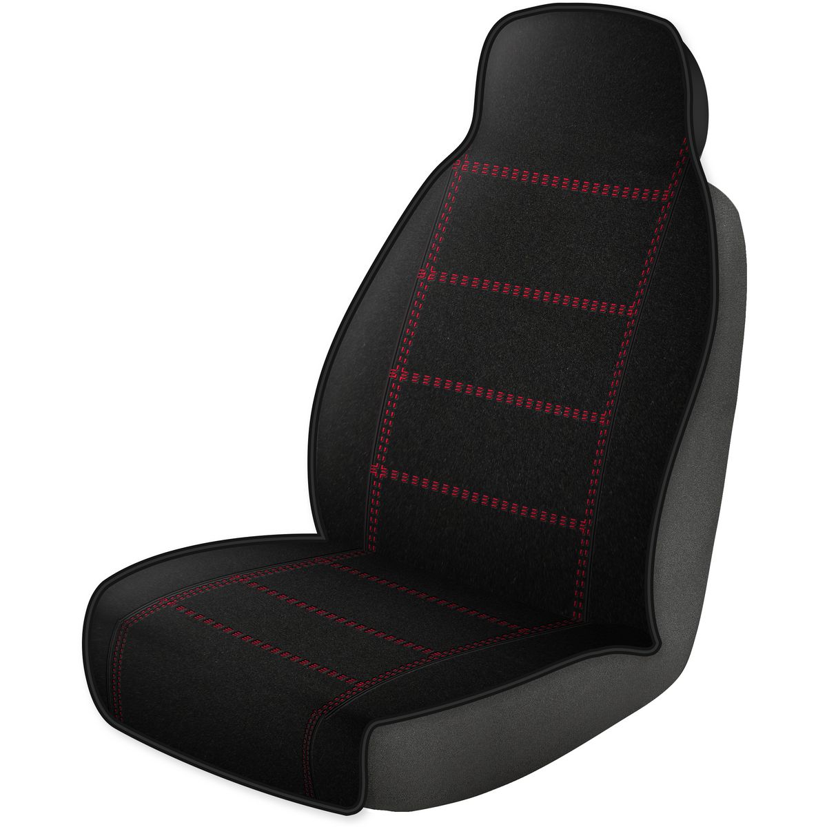 Gearup Seat Protector Single Prestige Red/Black GUSPPR