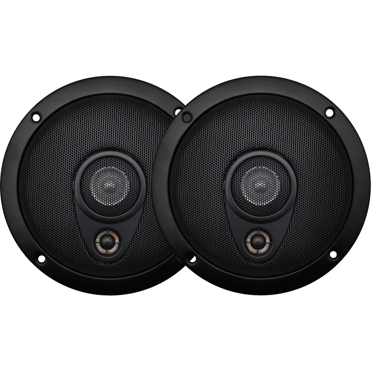 Axis 5" 150W 3-Way Coaxial Slimline Speakers Black AX5036