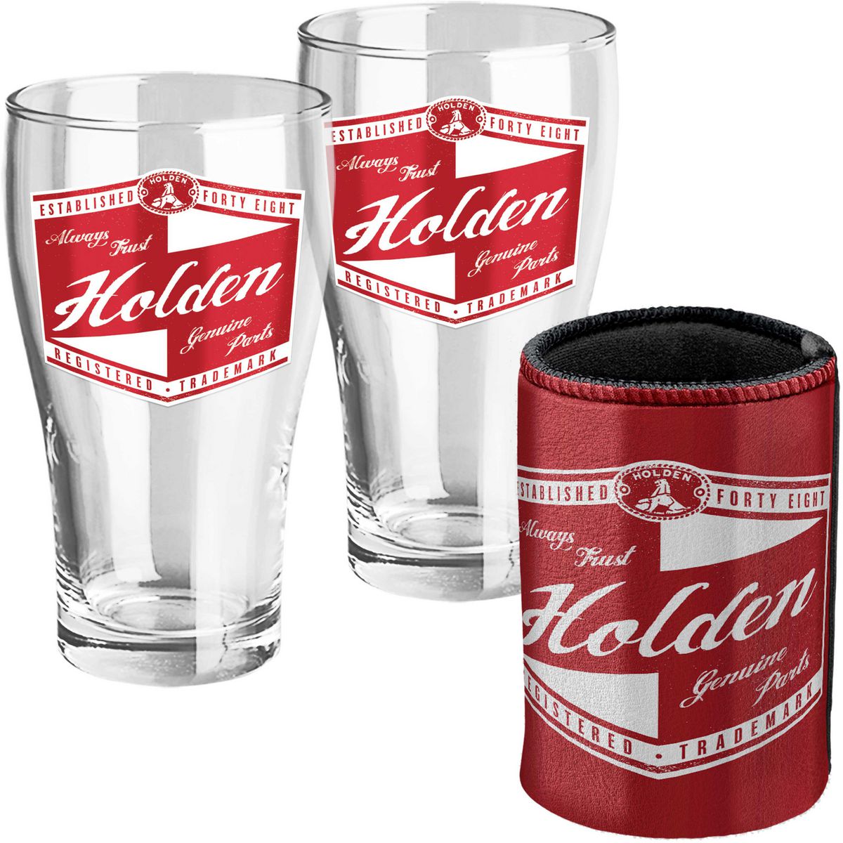 Holden Schooner/Can Cooler Pack Set 2 HOL40021B