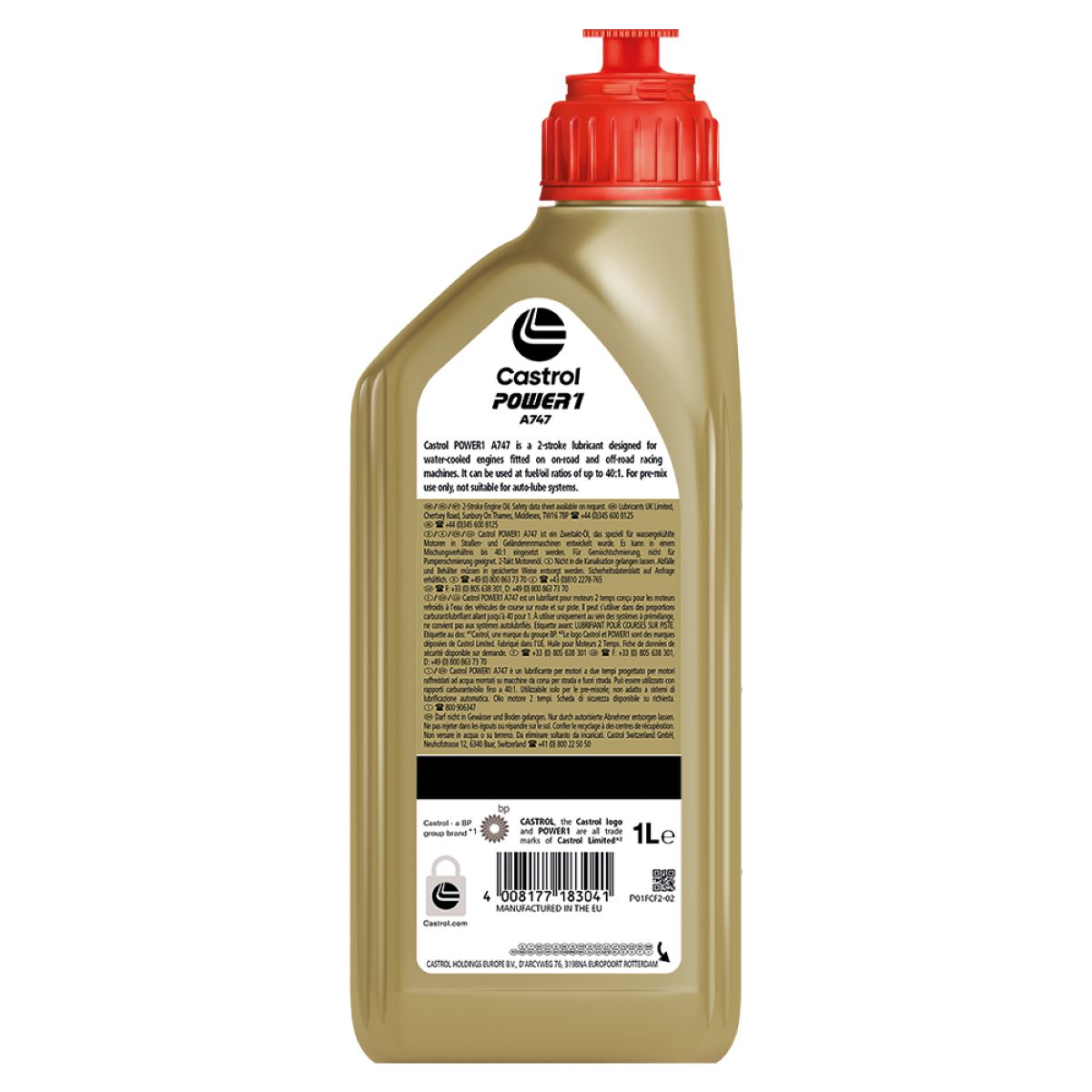 Castrol POWER1 Motorcycle Engine Oil A747 1L 3420100