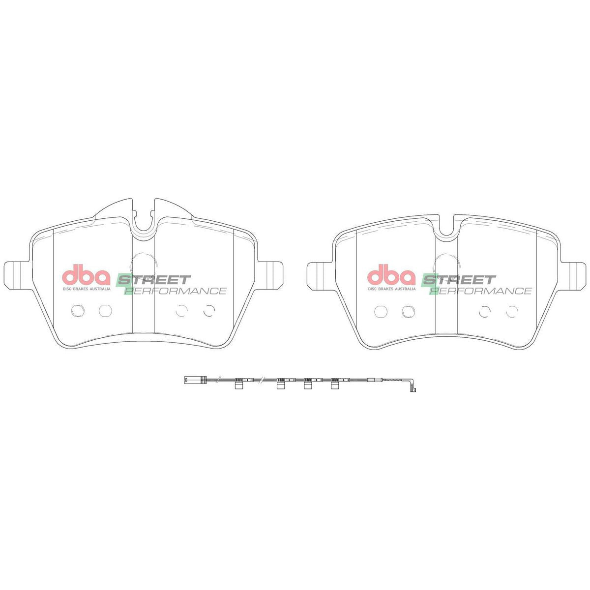 DBA SP Performance Brake Pad Set DB2052SP
