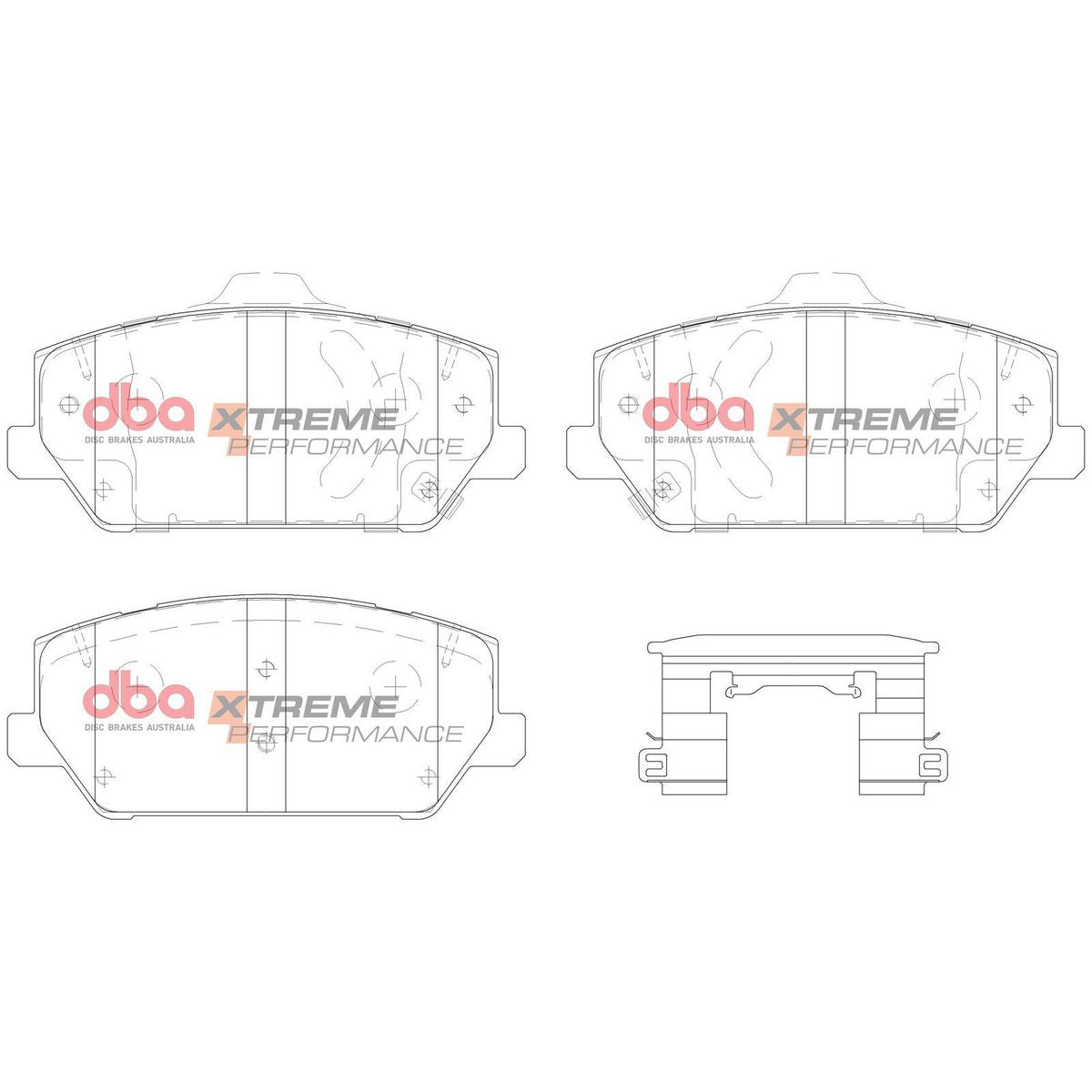 DBA Xtreme Performance Brake Pad Set DB15012XP