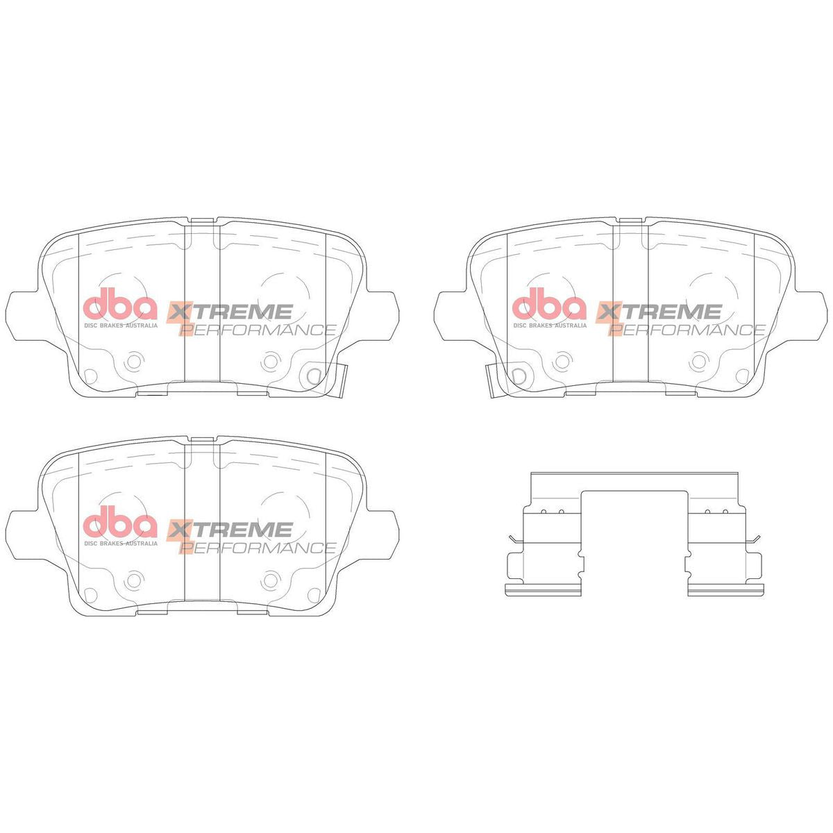 DBA Xtreme Performance Brake Pad Set DB15019XP