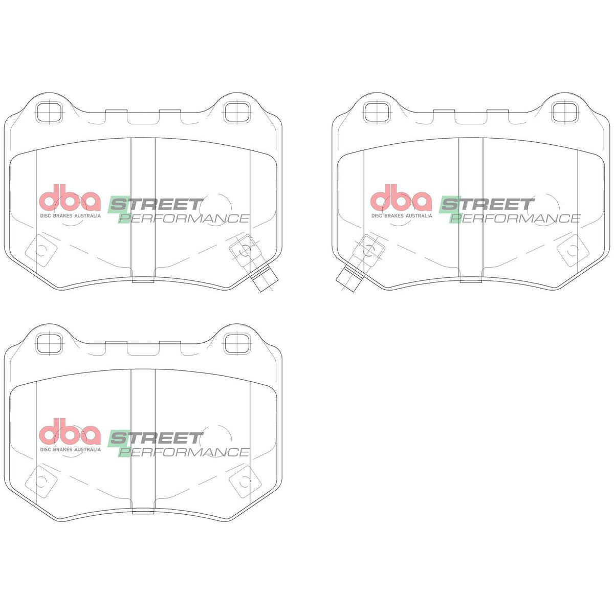 DBA SP Performance Brake Pad Set DB15007SP
