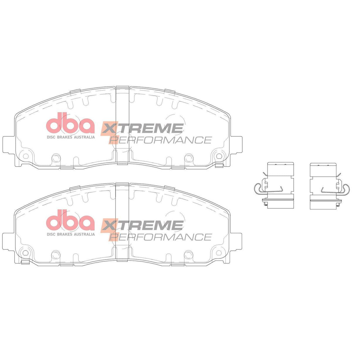 DBA Xtreme Performance Brake Pad Set DB15038XP