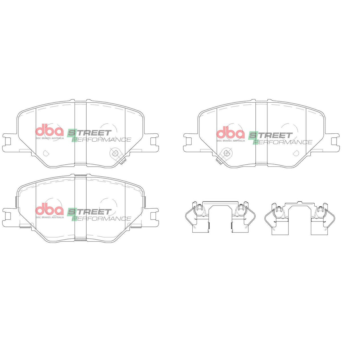 DBA SP Performance Brake Pad Set DB15020SP