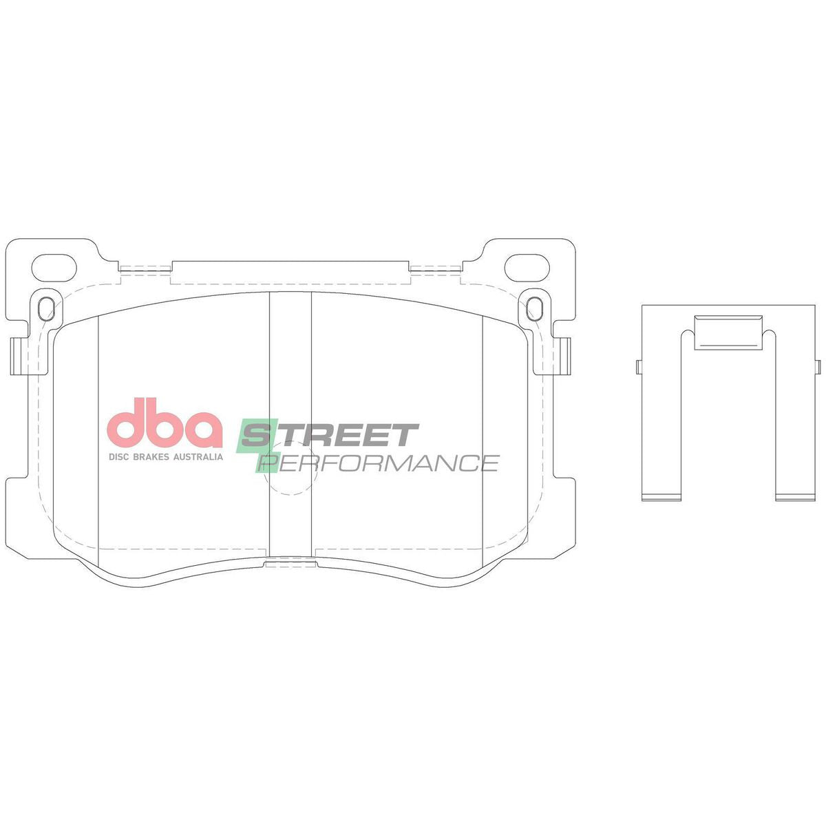 DBA SP Performance Brake Pad Set DB15021SP