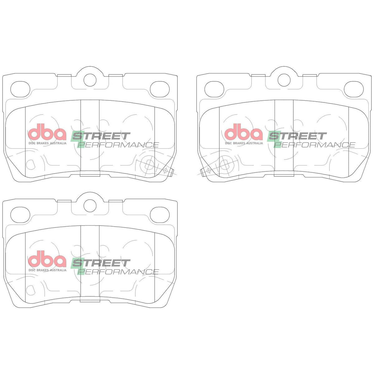 DBA SP Performance Brake Pad Set DB1854SP