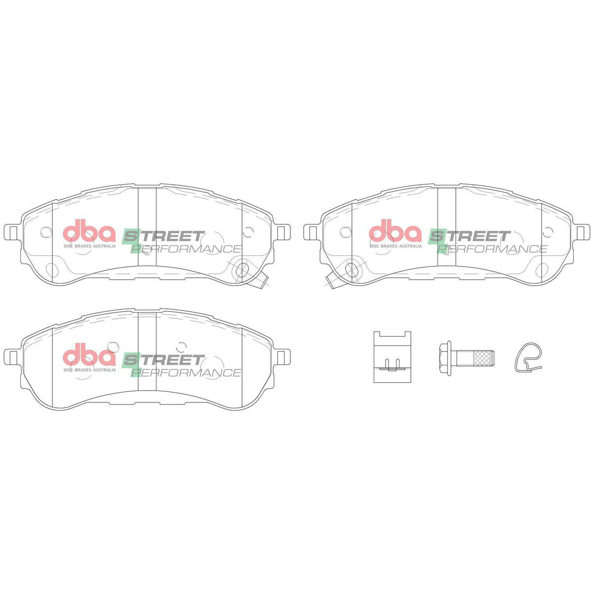 DBA SP Performance Brake Pad Set DB15016SP