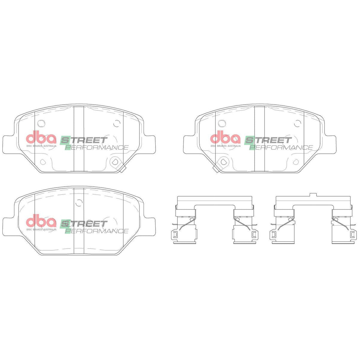 DBA SP Performance Brake Pad Set DB15017SP