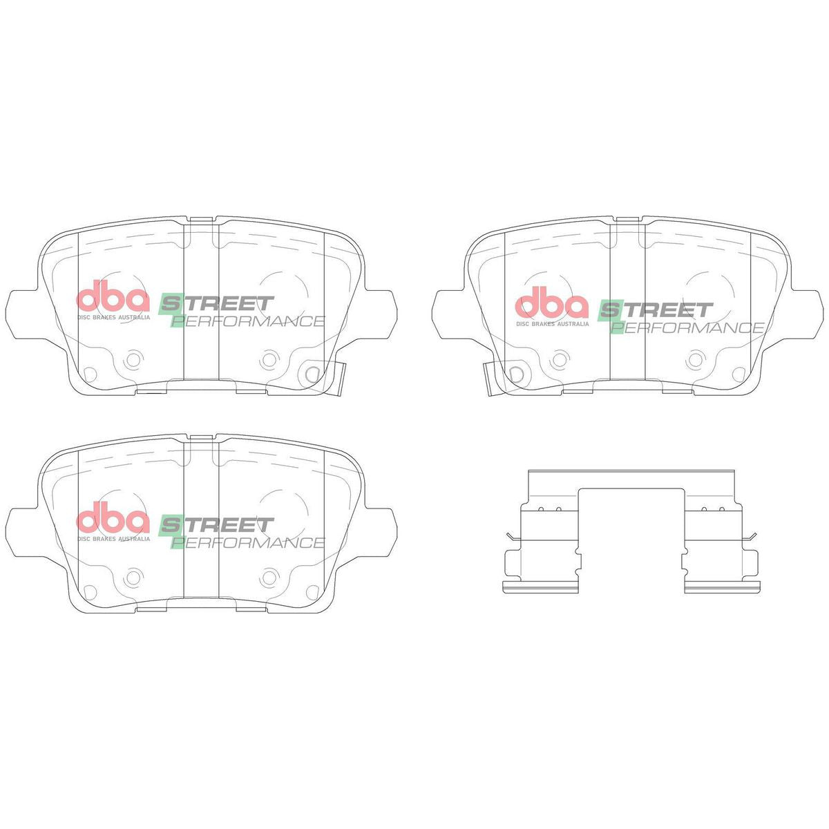 DBA SP Performance Brake Pad Set DB15019SP