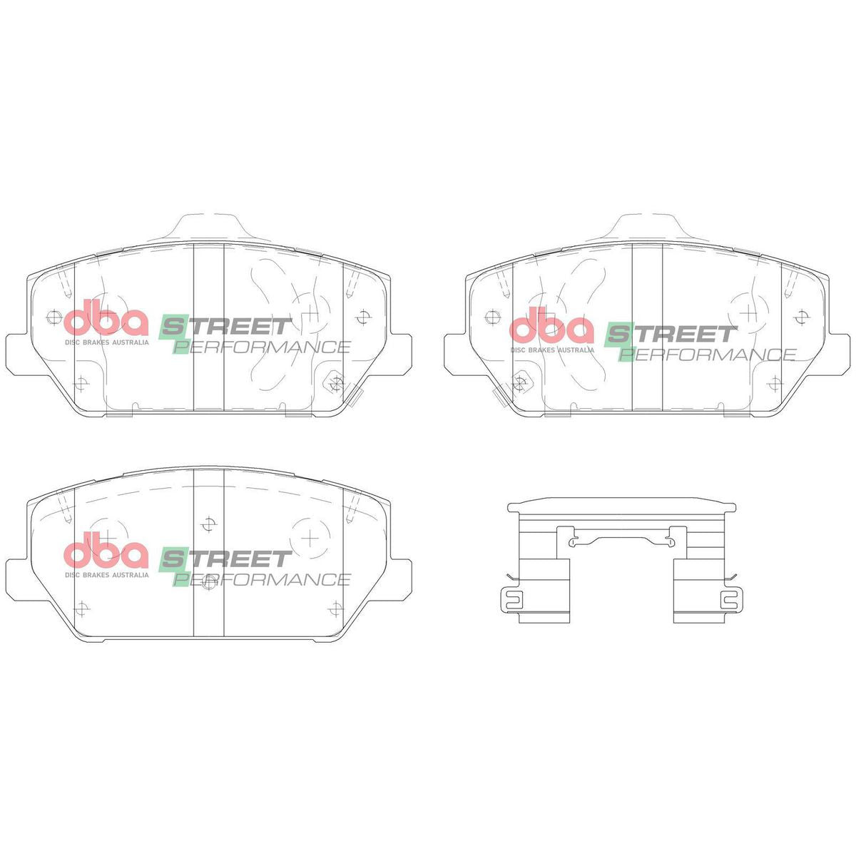 DBA SP Performance Brake Pad Set DB15012SP