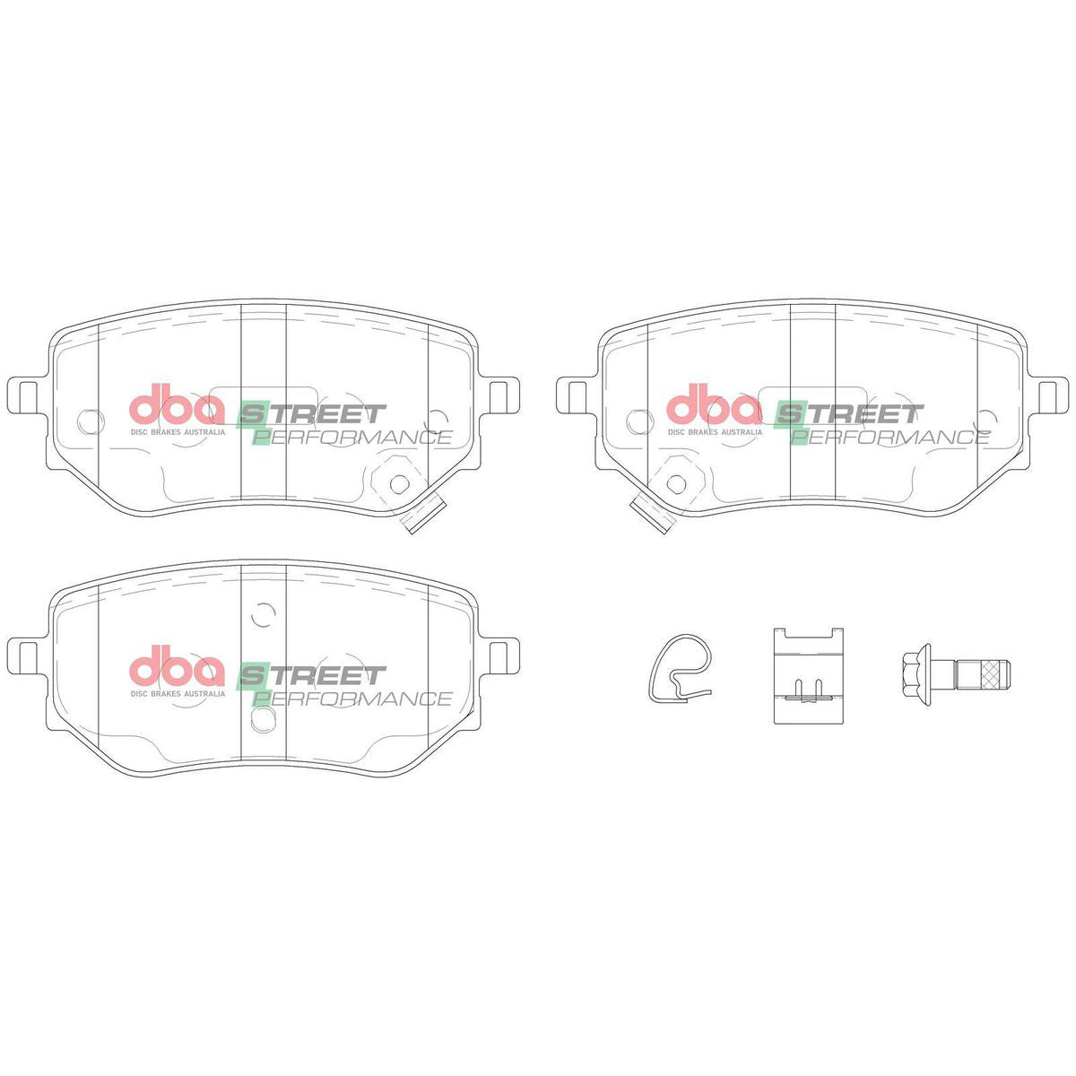 DBA SP Performance Brake Pad Set DB15015SP