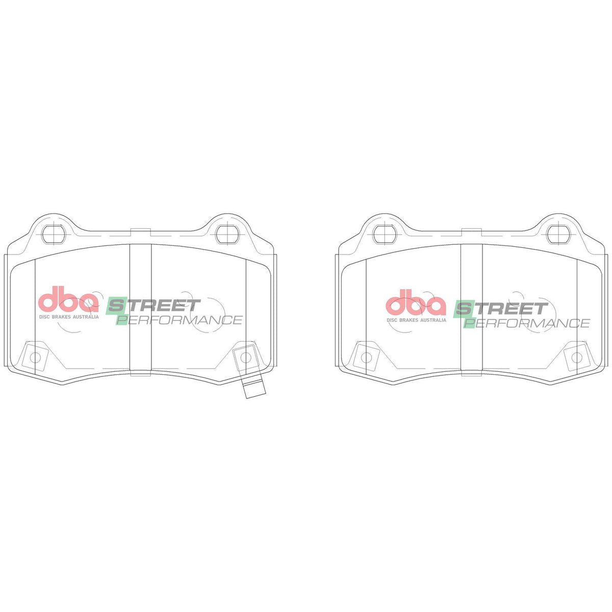 DBA SP Performance Brake Pad Set DB15041SP