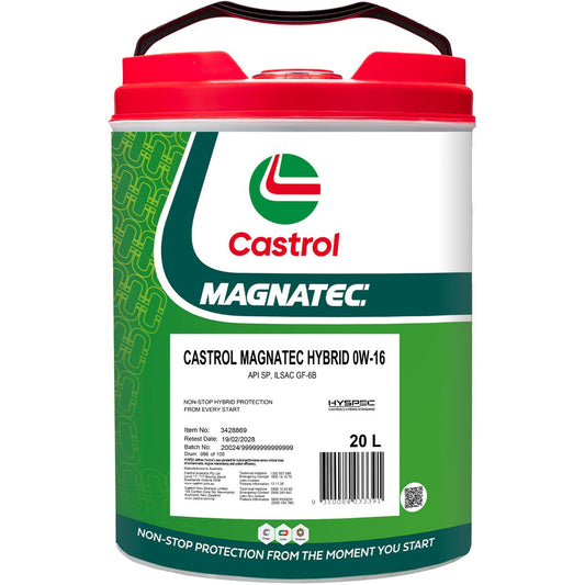 Castrol MAGNATEC Hybrid 0W-16 Engine Oil 20L 3428869
