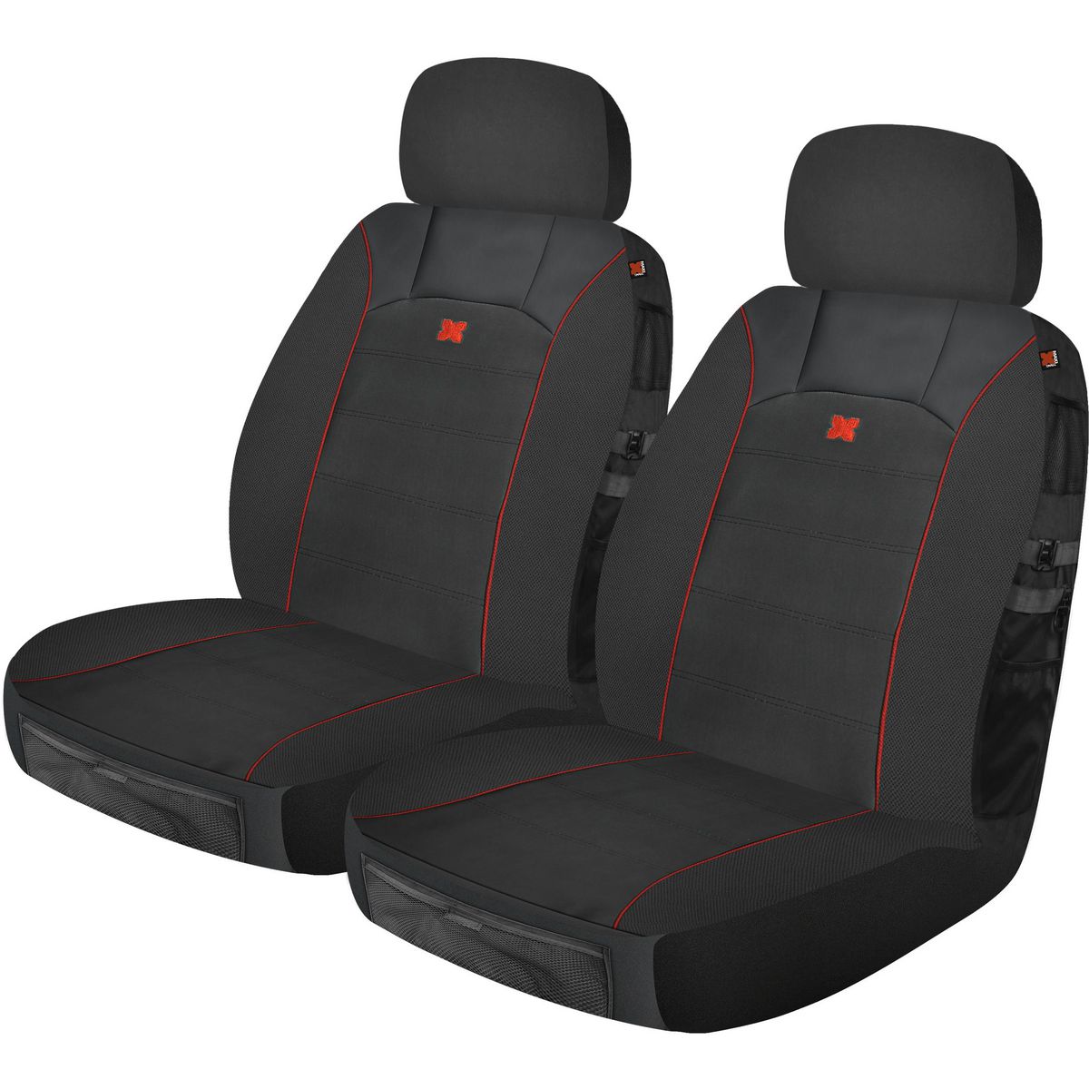 Maxi Trac 4x4 Neoprene Grey Car Seat Covers Front Pair
