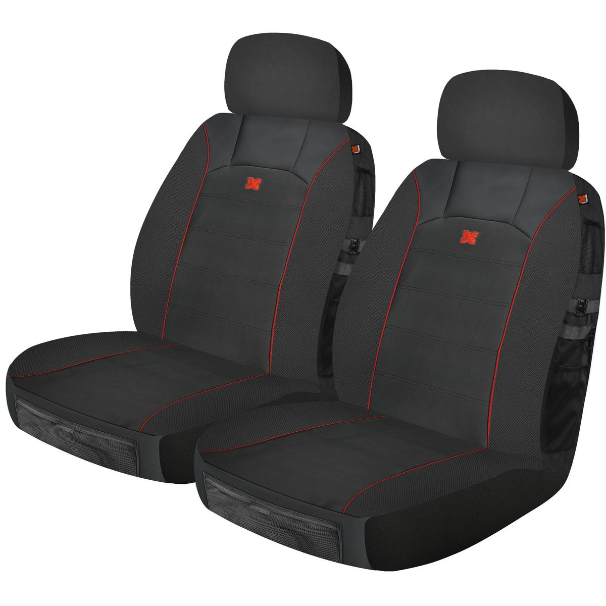 Maxi Trac 4x4 Neoprene Grey Car Seat Covers Front Pair