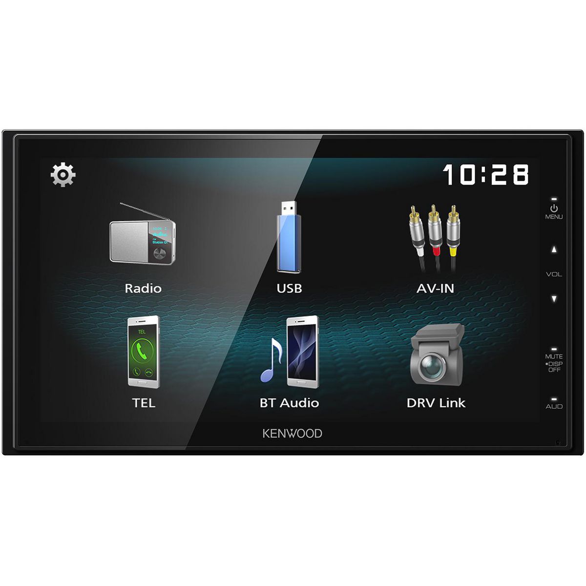 Kenwood 6.8In Touchscreen Head Unit With Android Mirroring DMX1025BT