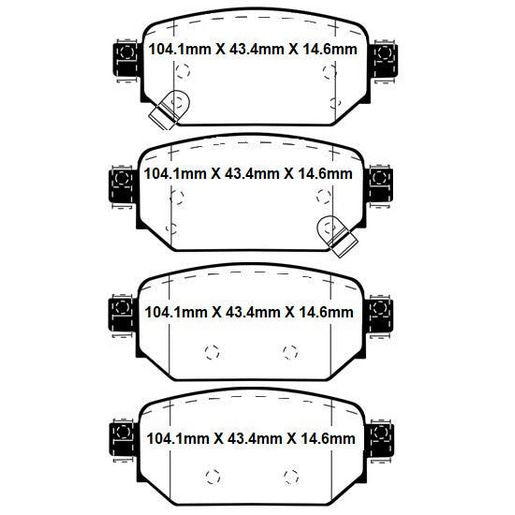 RDA Gpmax Brake Pads RDB2466