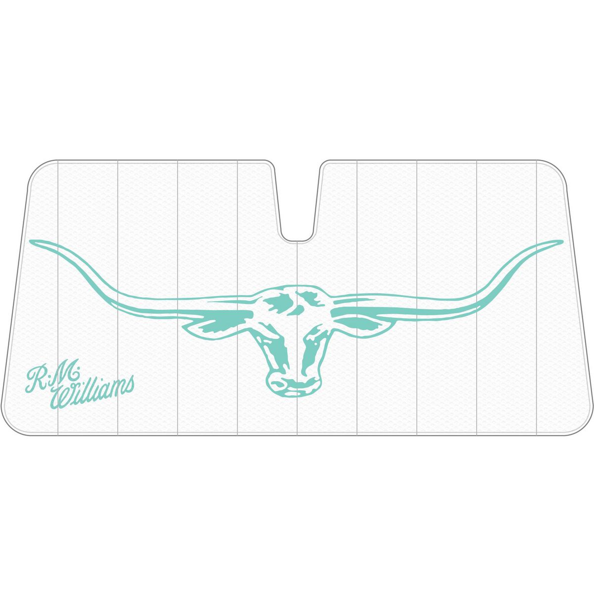 R.M. Williams Longhorn Sunshade Aqua 68x140cm WSRM21AQU