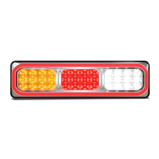 LED Autolamps 12-24V LED Stop/Tail/Indicator/Reverse Light, Blister Pack Of 2 3852ARWM-2
