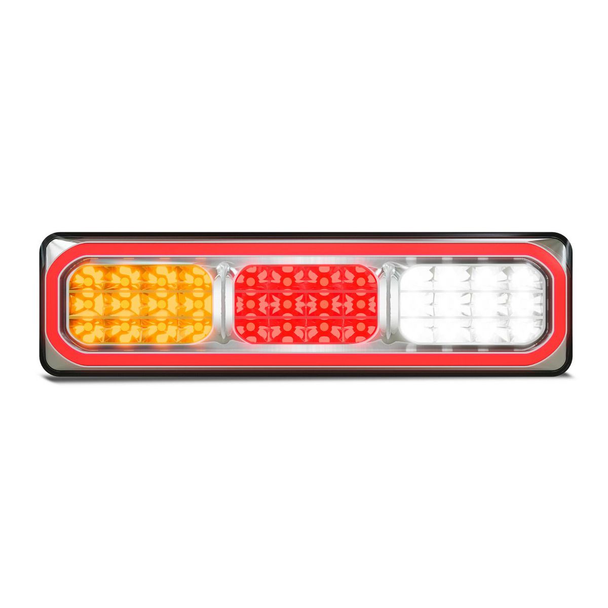 LED Autolamps 12-24V LED Stop/Tail/Indicator/Reverse Light 3852ARWMLCSB