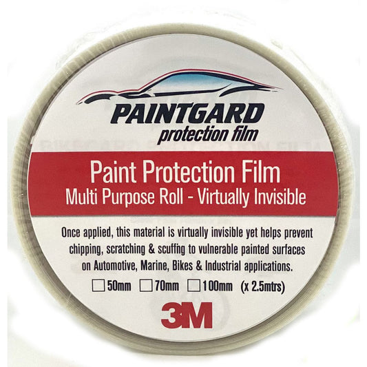 Paintgard Protection Paintgard 3M Paint Protection Film 50mm X 2.5M 3MPPF50
