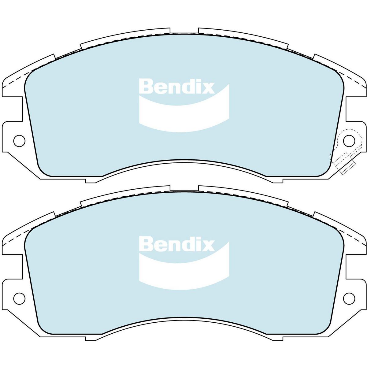 Bendix Ultimate + Brake Pad Set DB1185 ULT+