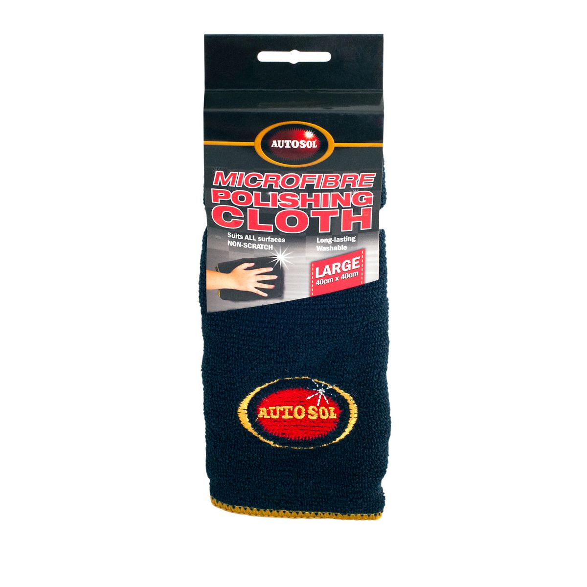 Autosol Microfiber Polishing Cloth Large (1 Pack) ASCLOTH