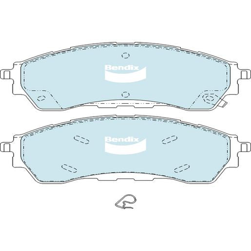 Bendix Ultimate 4WD Brake Pad Set DB2379 ULT4WD