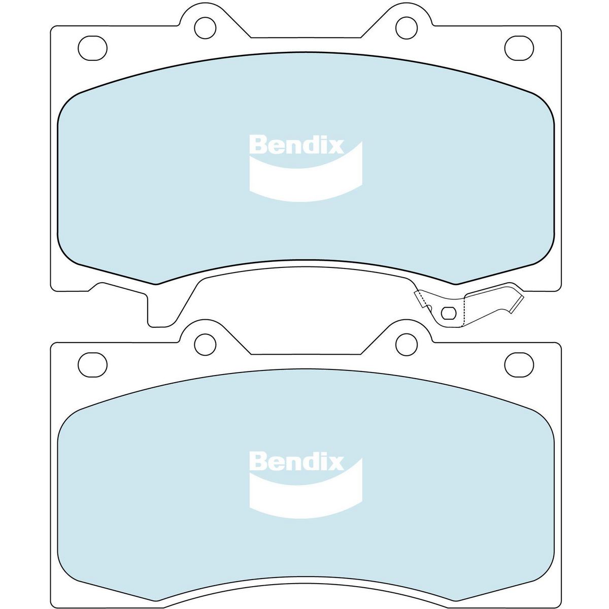 Bendix Ultimate 4WD Brake Pad Set DB2242 ULT4WD