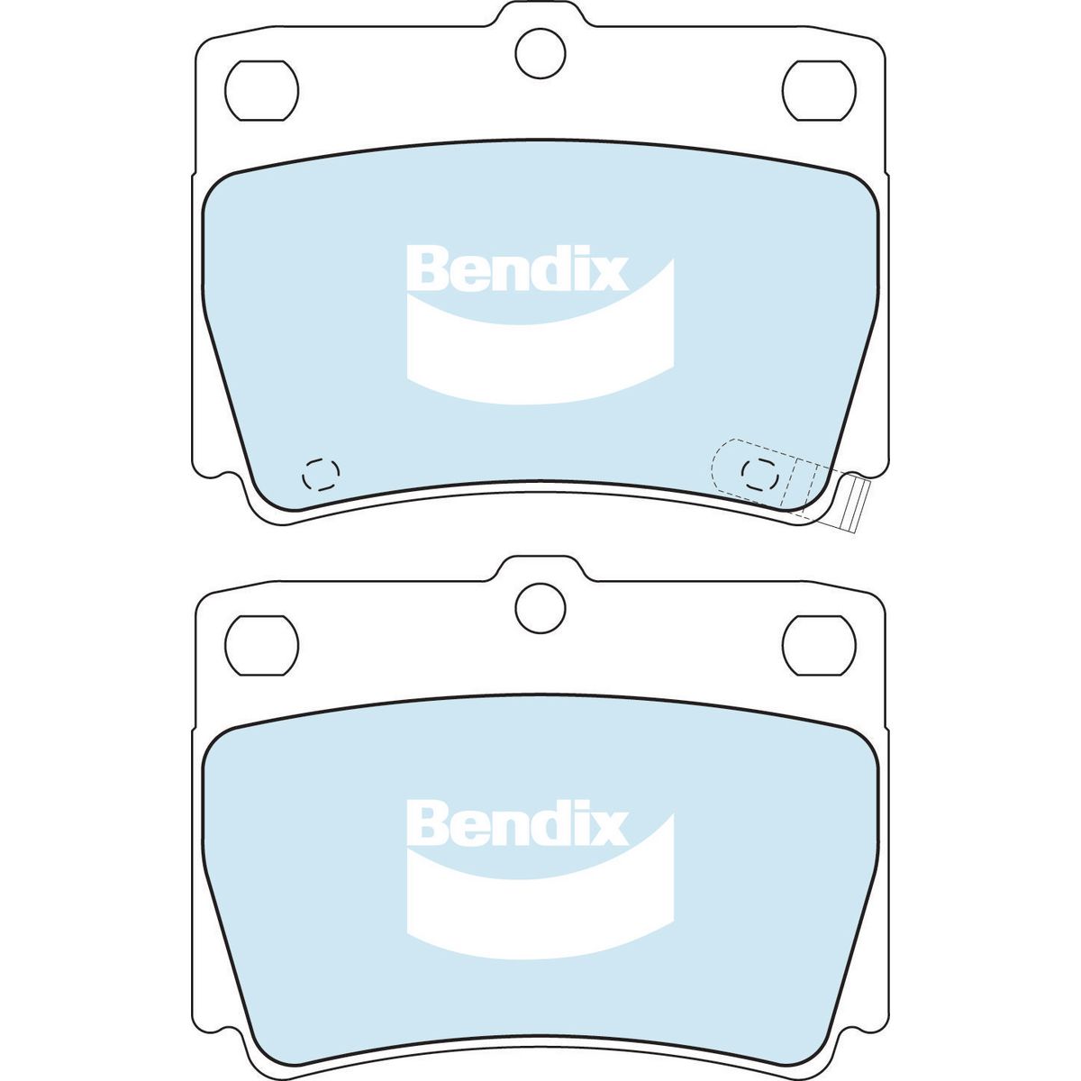 Bendix Ultimate 4WD Brake Pad Set DB1390 ULT4WD