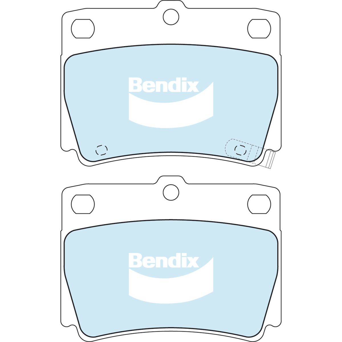 Bendix Ultimate 4WD Brake Pad Set DB1390 ULT4WD