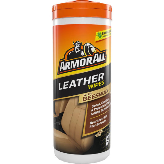 Armor All Beeswax Leather Protectant Wipes 24pk E303297100