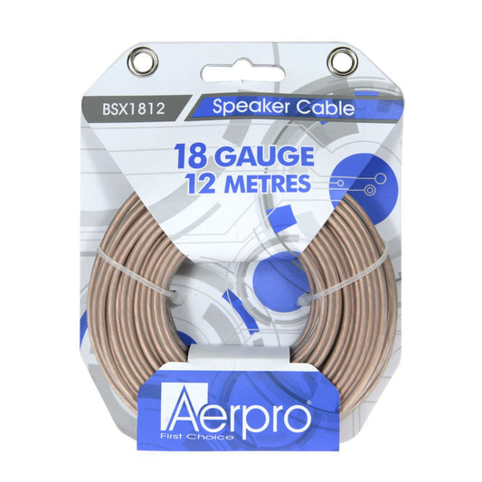 Aerpro  Bassix 18 Gauge 12M Speaker Cable BSX1812