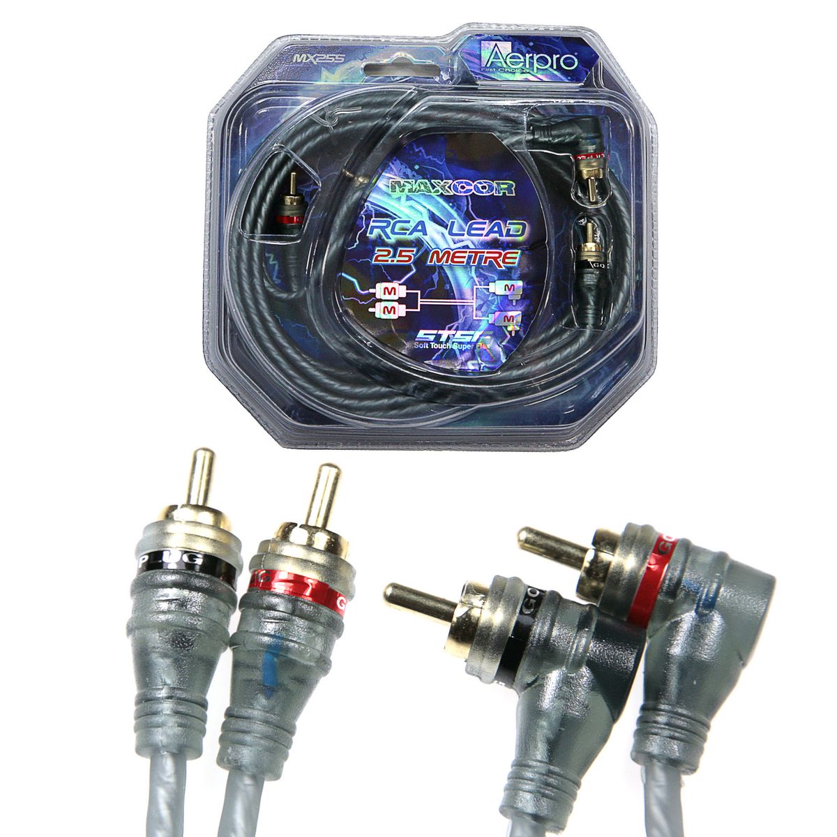 Aerpro Maxcor 2.5M Rca Lead MX255