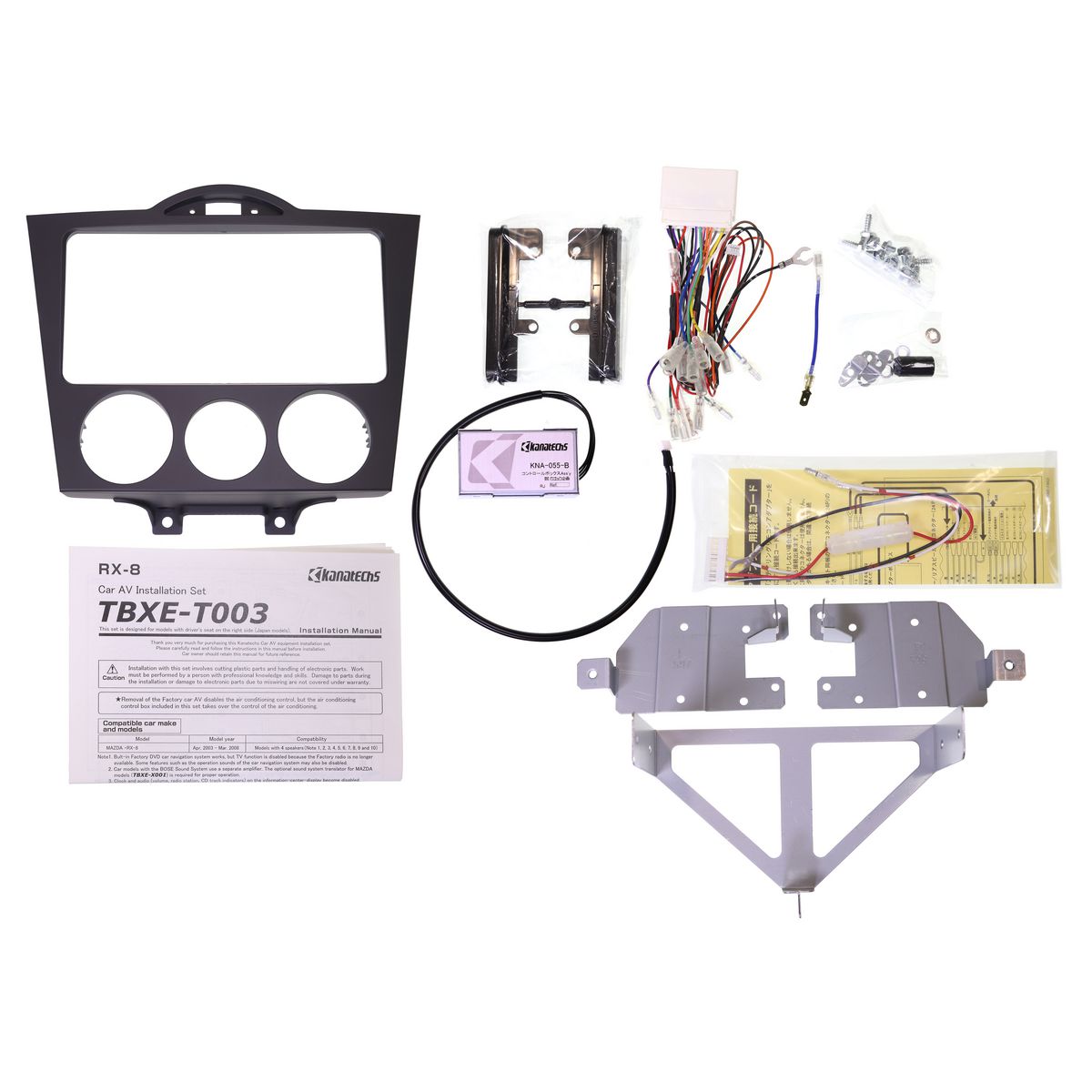 Aerpro Kanatechs Professional Install Kit To Suit Mazda FP9803