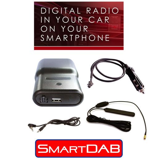 Aerpro Dab+ Digital Radio Interface Connected Via Aux Controlled Via Smartphone App SMARTDAB
