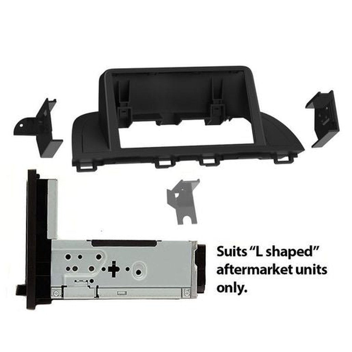 Aerpro Double Din Facia Suits Mazda 3 BM 2013-2016 FP8462