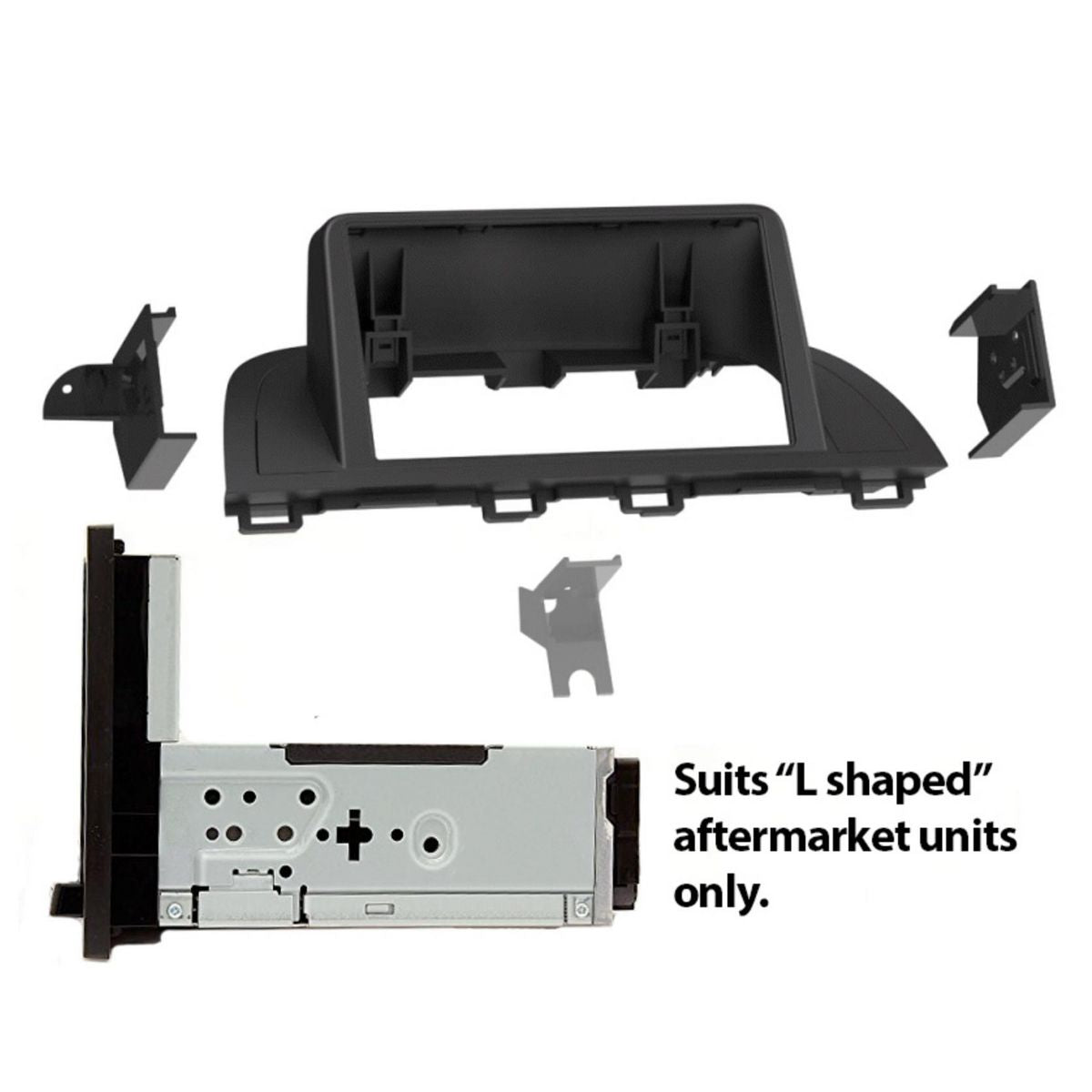 Aerpro Double Din Facia Suits Mazda 3 BM 2013-2016 FP8462