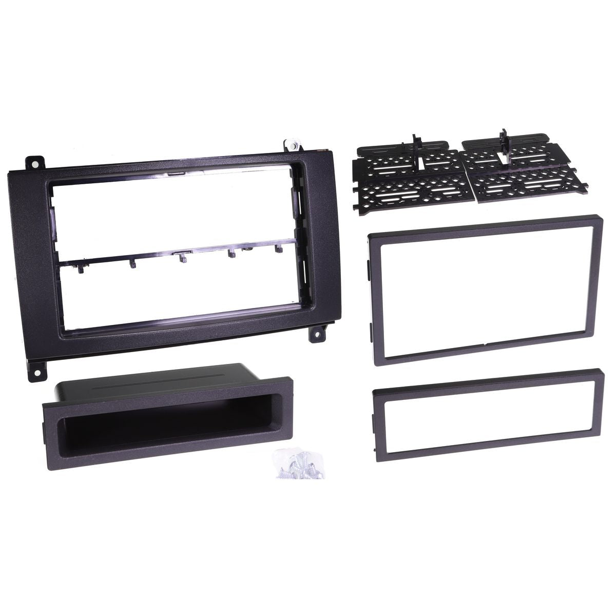 Aerpro Single & Double Din Black Facia Kit To Suit Mercedes & Volkswagen - Various Models FP8529