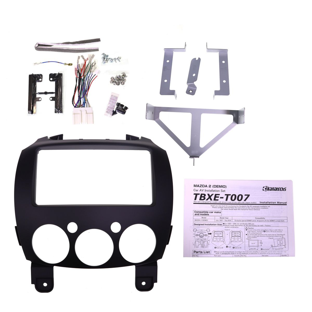 Aerpro Facia fits Mazda 2 DE FP9807