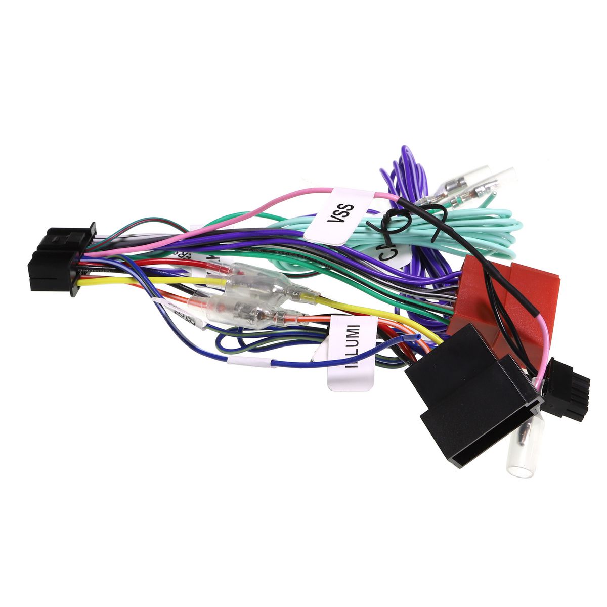 Aerpro App9 Secondary Iso Harness & Swc Patch Lead To Suit Kenwood Av Head Units (22 Pin Connector) APP9KE7
