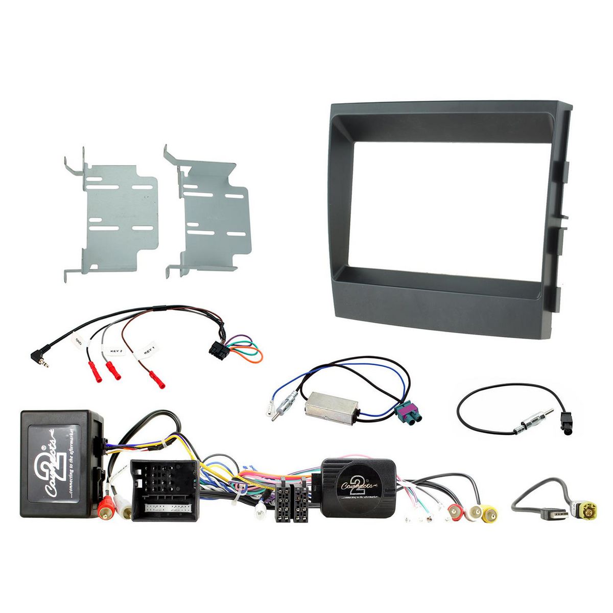 Aerpro Double Din Install Kit To Suit Porsche Panamera  Amplified (Black) FP8505K