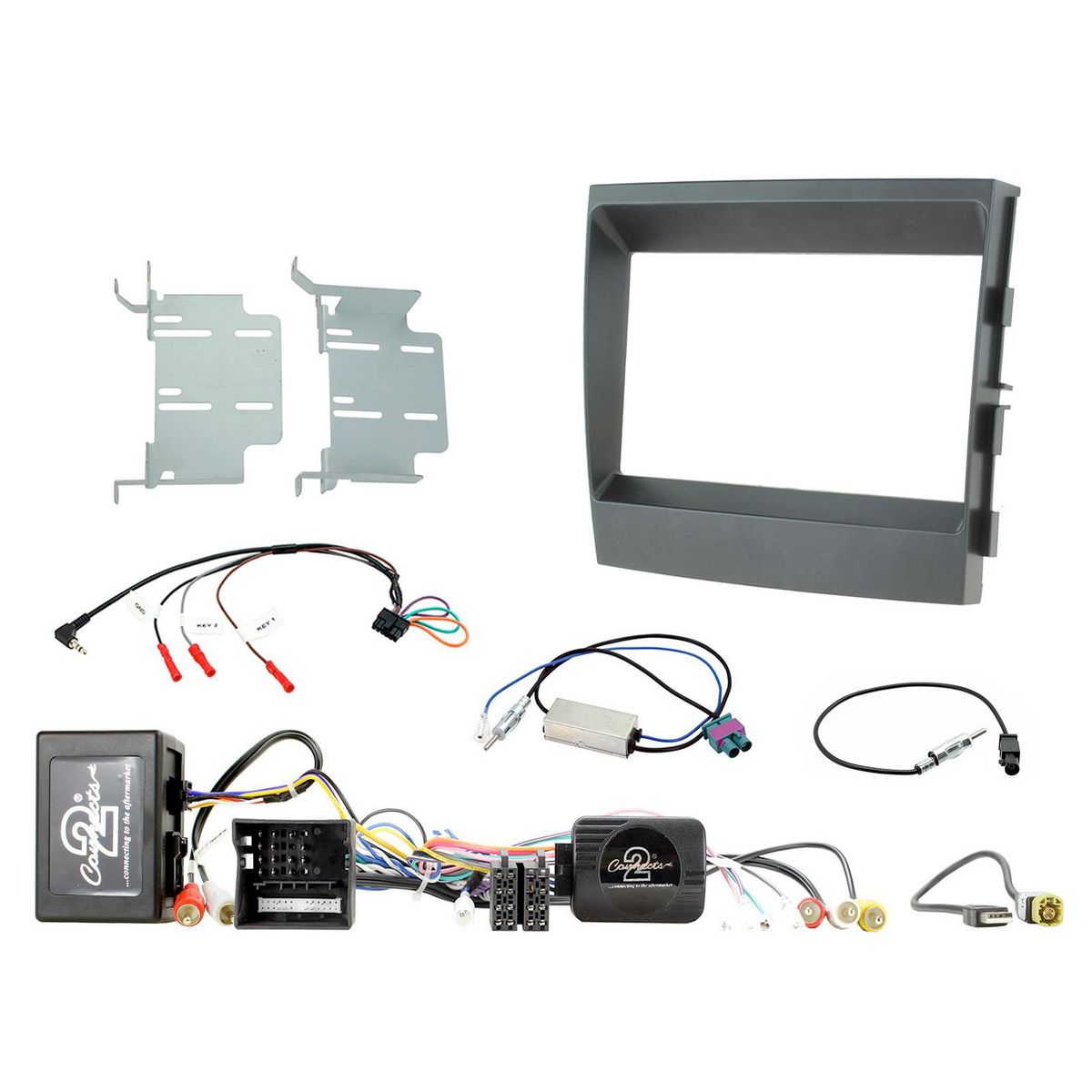 Aerpro Double Din Install Kit To Suit Porsche Panamera  Amplified (Black) FP8505K