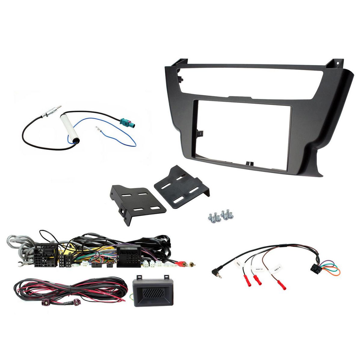 Aerpro Install Kit To Suit Bmw 3 Series F30, F31; 4 Series F32, F33, F36 - Non Amplified (Black) FP8425K