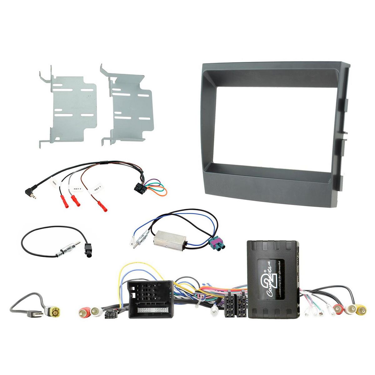 Aerpro Double Din Install Kit To Suit Porsche Panamera  Non Amplified - Parking Assist Visualisation (Black) FP8506K