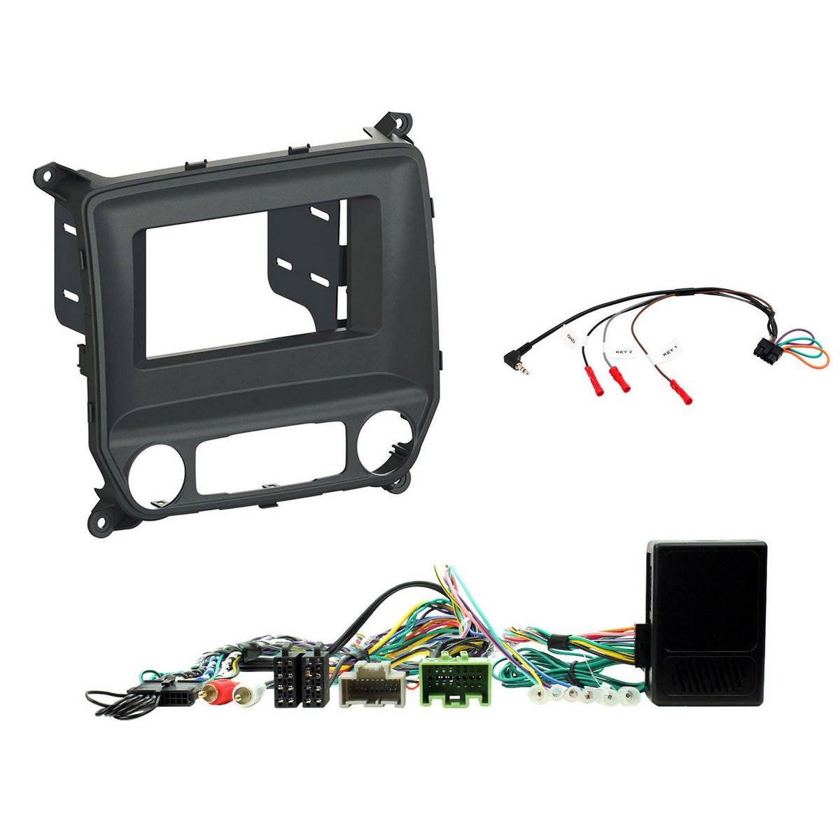 Aerpro Double Din Install Kit To Suit Chevrolet Silverado Ltz - Mylink 8 (Black) FP8416K