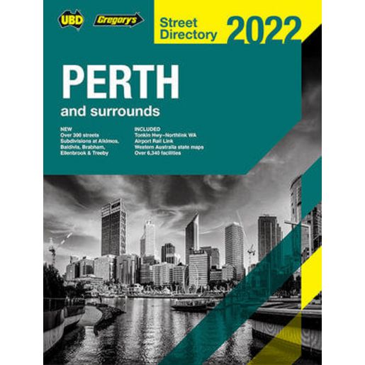 UBD Perth Street Directory 2022 64th Edition 9780730000000
