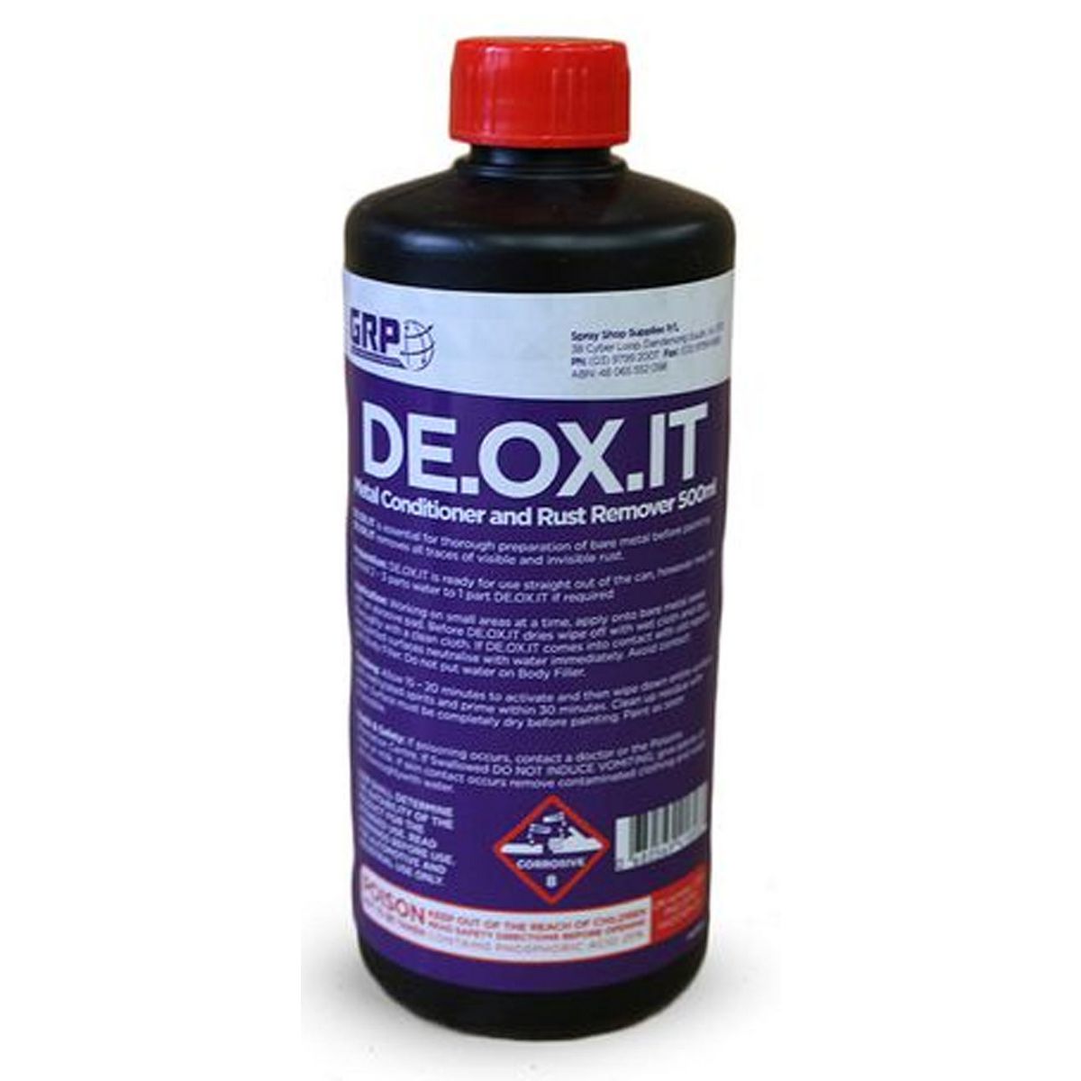 GRP Deoxidine and Metal Conditioner 500ml DEOX500